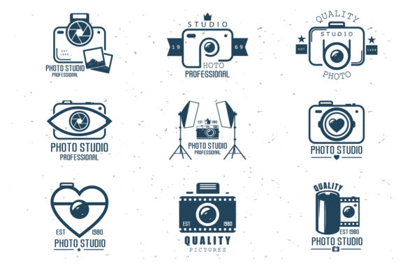 Camera Set Studio Logo: A Graphic Design Asset for Modern Branding