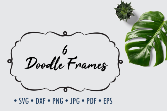 Doodle Frames Svg Cut File