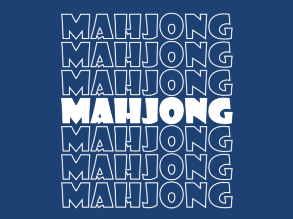 Graphics for Print Templates: Mahjong Svg Cut File