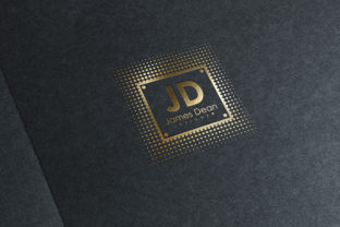 HALFTONE SQUARE Logo Template
