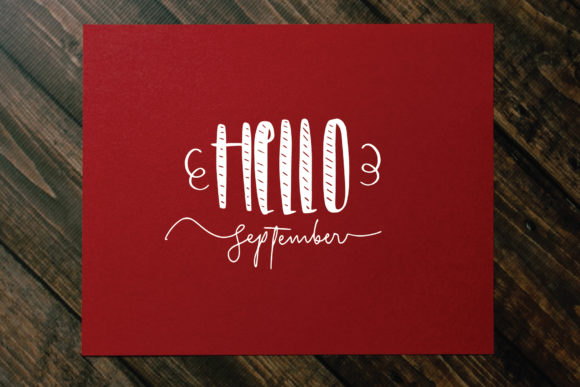 say hello september craft design
