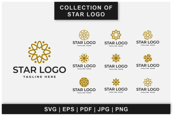 Star Logo Designs in Space for Modern Branding