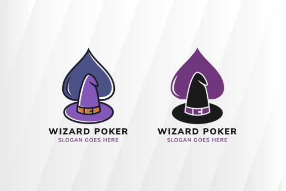 Wizard Poker Logo: A Bold Graphic for Content Publishers